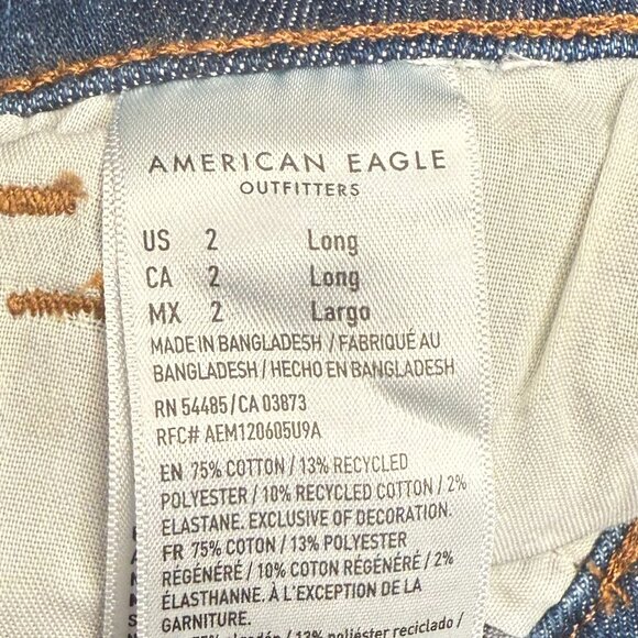American Eagle Super Low Rise Jegging 2 Long - Picture 3 of 6